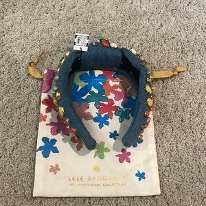 BNWT Lele Sadoughi 10 year anniversary Crystal Headband